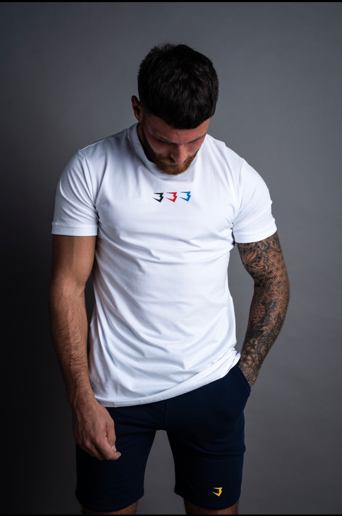 TRILOGO B WHITE PREMIUM TEE